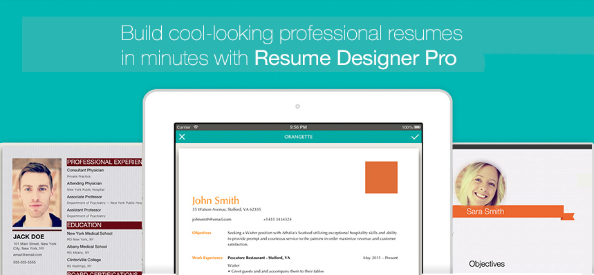 Resume Designer Pro